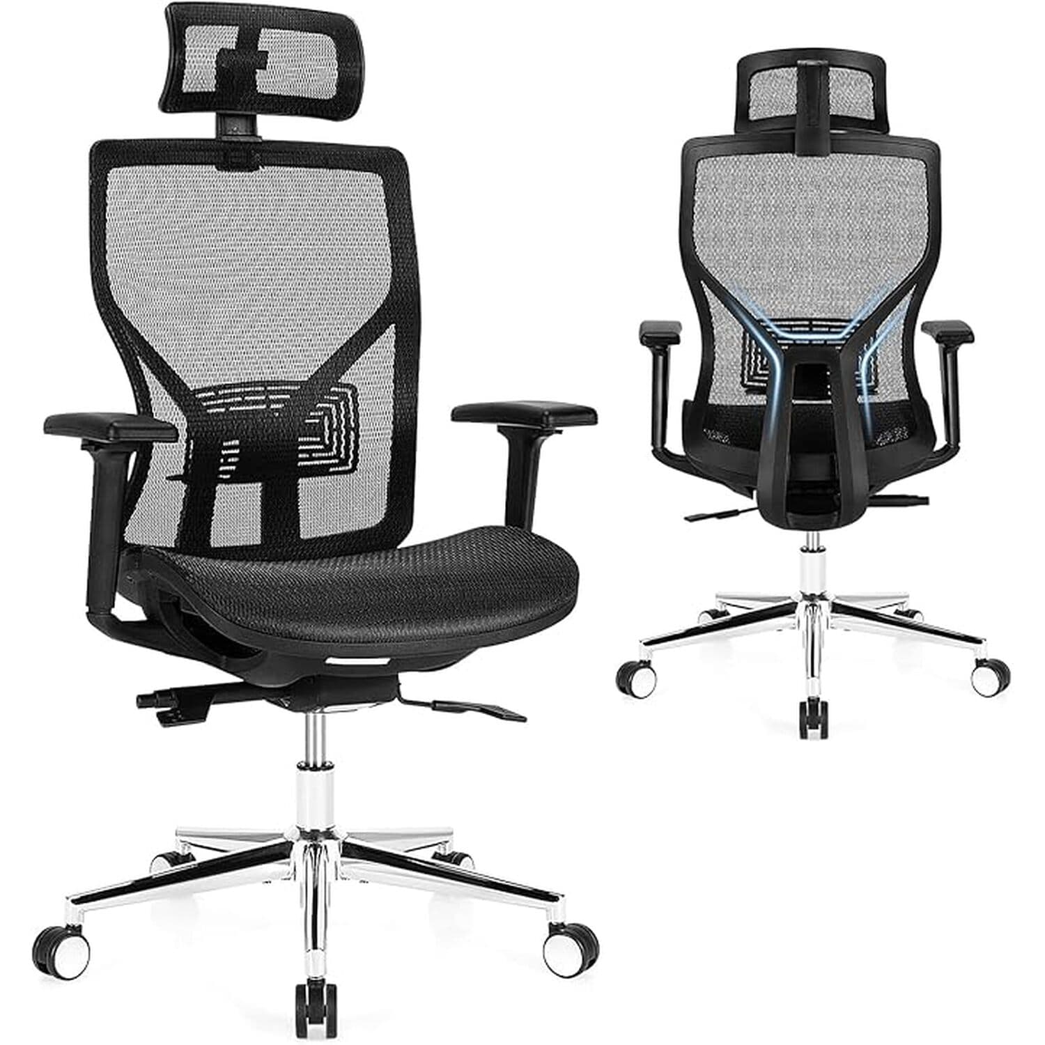 SUNNOW Ergonomic Office Chair with Footrest